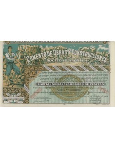 FOMENTO DE OBRAS Y CONSTRUCCIONES - 1 AZIONE - 1956