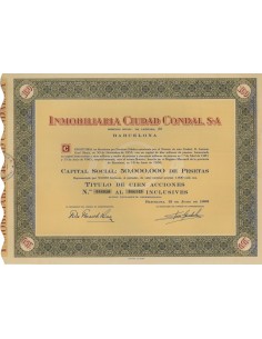 INMOBILIARIA CIUDAD CONDAL, S.A. 1 AZIONE - 1963
