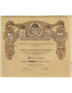 FRANCISCO NOVELA SOC. ANON. IMPORTADORA 1 AZIONE 1921