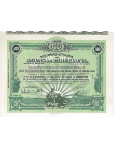 SOC.GEN. AGUAS DE BARCELONA 1 AZIONE - 1974