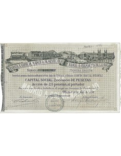 TRANVIA A VAPOR DE MADRID - 1 AZIONE 1891