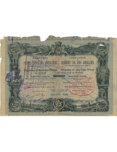 COMPANIA FERRO CARRILES ANDALUCES 1 OBBLIGAZ. 1880