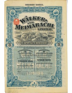 WALKER AND MEIMARACHI LTD - 25 AZIONI 1966