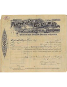 EGYPTIAN LAND AND GENERAL TRUST - AZIONI - 1906