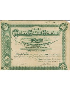 THE WARDAN ESTATE COMPANY - 10 AZIONI - 1904