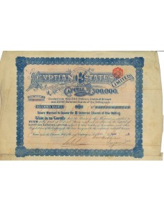 EGYPTIAN ESTATES - 5 AZIONI 1907