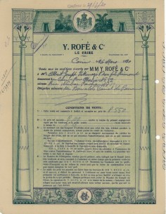 Y. ROFE AND C. - 1 OBBLIGAZIONE 1920