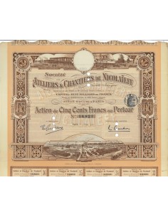 SOC. ATELIERS AND CHANTIERS DE NICOLAIEFF - AZIONE 1911