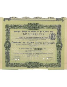 COMP. ANON. DES CHEMINS DE FER D'ENTERET LOCAL DE L'HERAULT