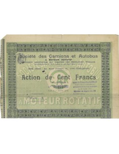 SOC. DES CAMIONS ET AUTOBUS - 1 AZIONE - 1910