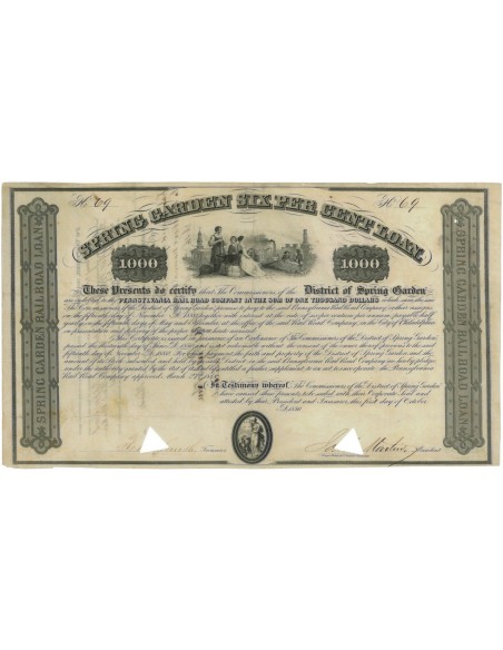 PENNSYLVANIA RAILROAD COMPANY - SPRING GARDEN 6 PER CENTO