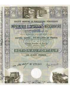 S.A. DE PUB. PERIODIQUES IMP. E DESFOSSES NEOGRAVAURE 5000 FRC