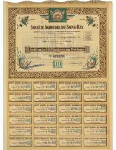 SOC. AGRICOLE DU SONG-RAY - 1 AZIONE - 1927