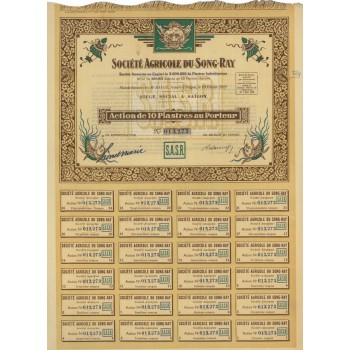 SOC. AGRICOLE DU SONG-RAY - 1 AZIONE - 1927
