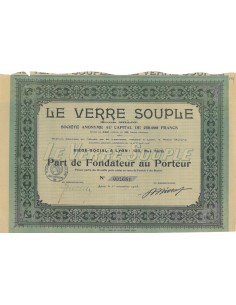 LE VERE SOUPLE - AZIONE DI FONDAZIONE - 1918