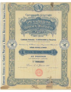 COMP. GEN. CIMENTS PORTLAND ARDOISES ET ARTIFICIELS DE SANGATTE