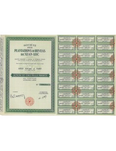SOC. DES PLANTATIONS D'HEVEAS DE XUAN-LOC 1 AZIONE
