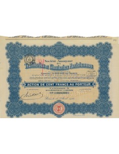 SOC. AN. TREFILERIES ET CLOUTERIES PARISIENNES - 1 AZIONE 1925