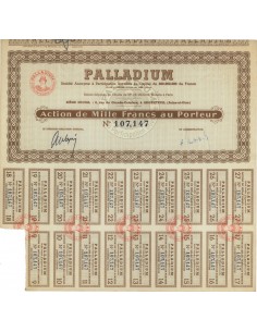 PALLADIUM - 1 AZIONE DI 1000 FRANCHI