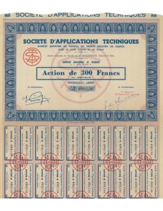 SOCIETE D'APPLICATIONS TECHNIQUES - 1 AZIONE