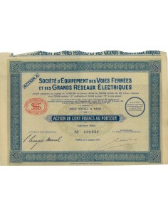 SOC. D'EQUIP. DES VOIES FERREES ET DES GRANDS RESEAUX ELECTRIQUES