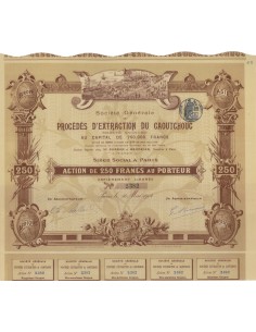 SOC.GEN. DE PROCEDES D'EXTRACTION DU CAUTCHOUCH - AZIONE 1904