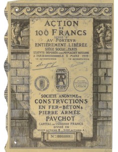 SOC. AN. CONSTRUCTIONS EN FER-BETON ET PIERRE ARMEE PAUCHOT