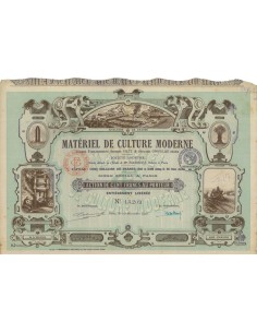 MATERIEL DE CULTURE MODERNE - 1 AZIONE - 1918