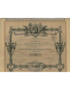 COMPAGNIE DES VOITURES NOUVELLES DE PARIS - 1 AZIONE 1881