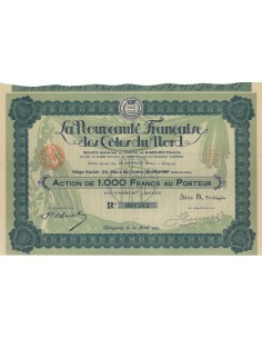 LA NOUVEAUTE FRANCAISE DES COTES DU NORD - 1 AZIONE 1929