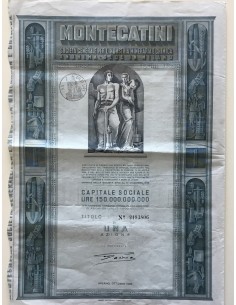 1960 - MONTECATINI - 1 AZIONE - MILANO