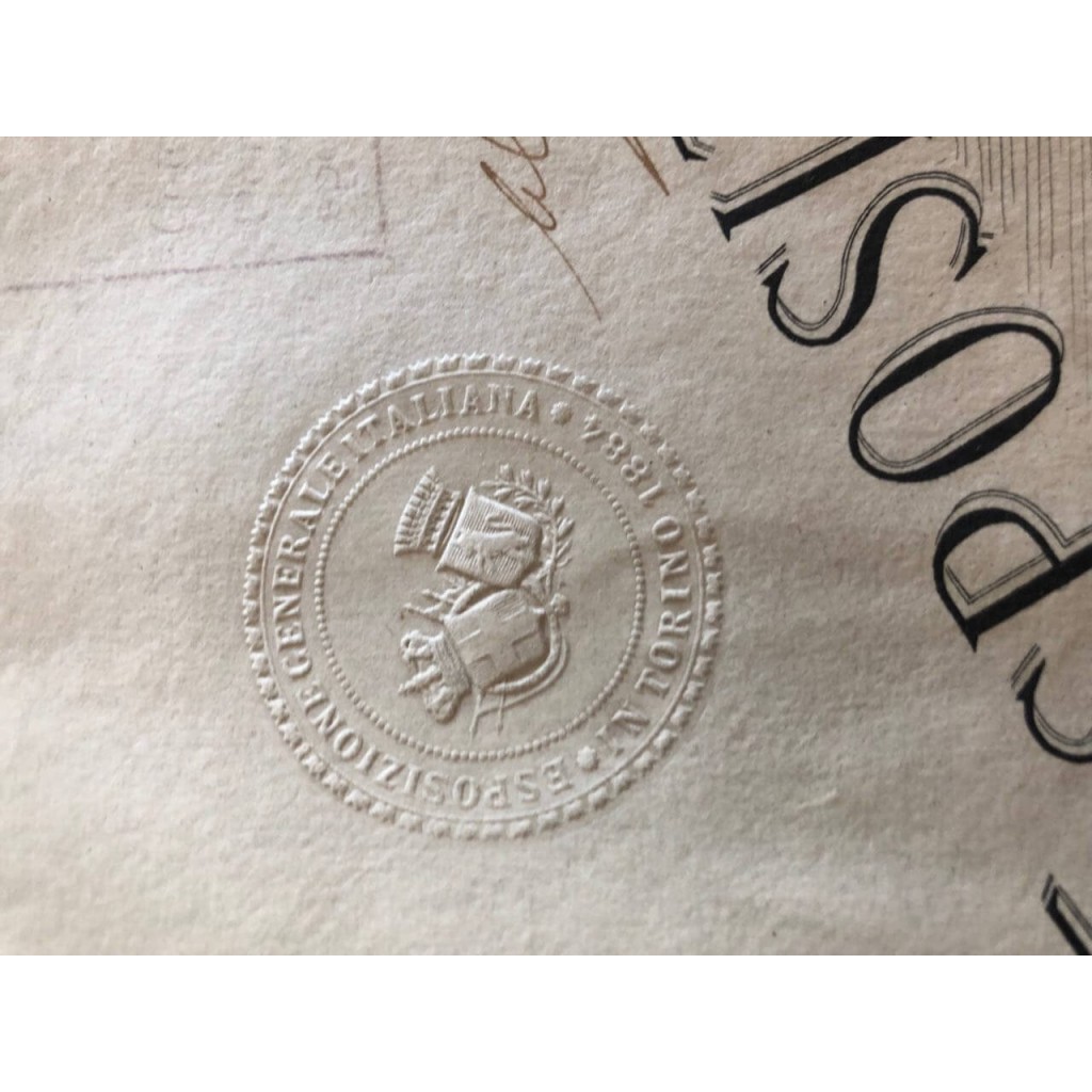 1884 - ESPOSIZIONE GENERALE ITALIANA IN TORINO...