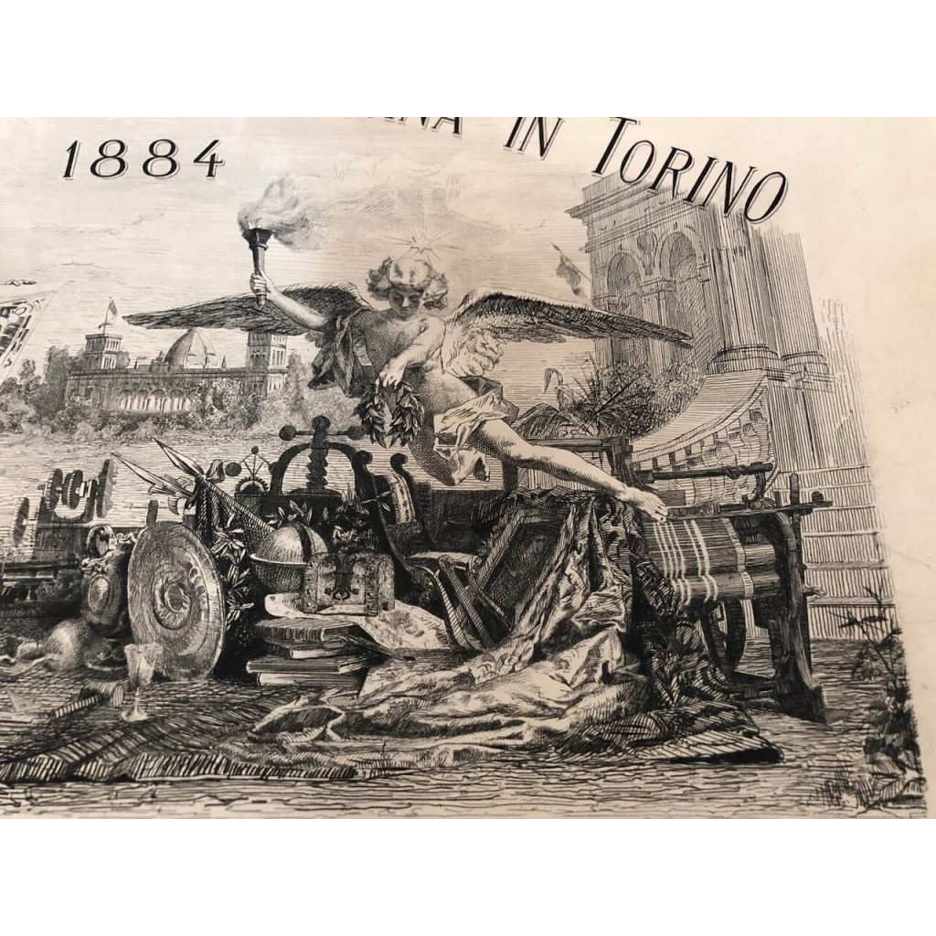 1884 - ESPOSIZIONE GENERALE ITALIANA IN TORINO...