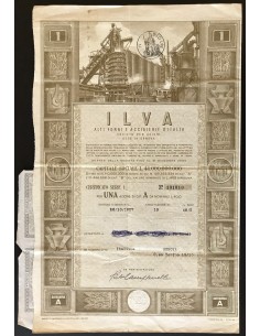 1957 - ILVA ALTI FORNI E ACCIAIERIE D`ITALIA - 1 AZIONE...