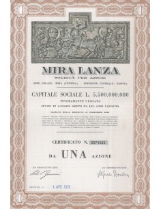 MIRA LANZA - 1 AZIONE GENOVA 1976