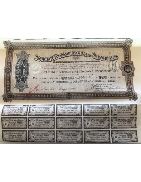 1901 - METALLURGICA DI SAVIGLIANO