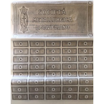 METALLURGICA DI SAVIANO - 1901