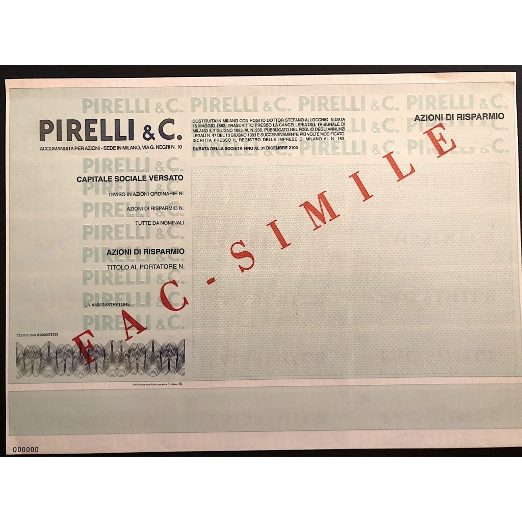 PIRELLI & C. - MILANO - 1983