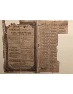 EMPIRE OTTOMAN OBLIGATIONS AU PORTEUR DE 400 FRANCS -... 2