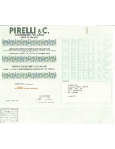 PIRELLI & C. - 1 AZIONE MILANO 1983