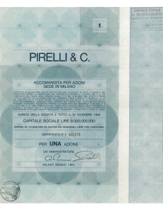 PIRELLI & C. - 1 AZIONE MILANO 1964