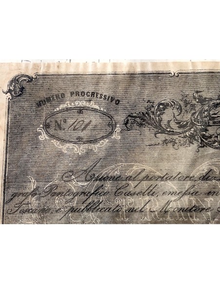 TELEGRAFO PANTOGRAFICO CASELLI S.A. - FIRENZE - 1857