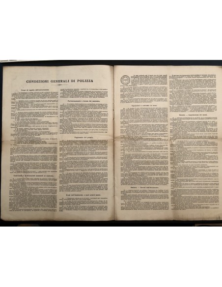 1914 - RIUNIONE ADRIATICA DI SICURTA' - POLIZZA INCENDIO - CUNEO