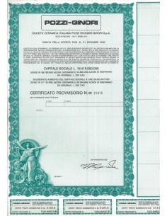 POZZI-GINORI CERTIFICATO PROVVISORIO VARIANTE 4 MILANO