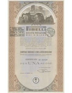 PIRELLI - UNA AZIONE MILANO 1947