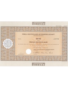 PIRELLI DEUTSCHLAND AKTIENGESELLSCHAFT - AKTIE BREUBERG 1987