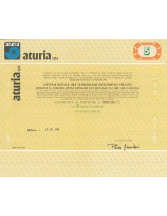 ATURIA 5 AZIONI MILANO 1986