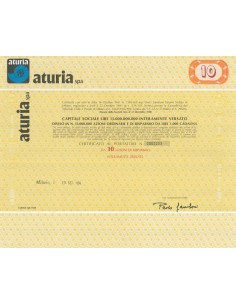 ATURIA - 10 AZIONI MILANO 1986