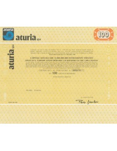 ATURIA - 100 AZIONI MILANO 1986