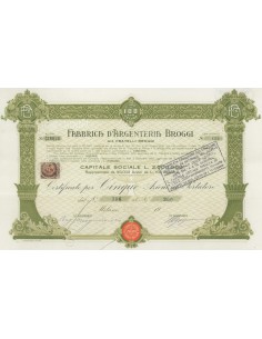 FABBRICA D`ARGENTERIA BROGGI 5 AZIONI